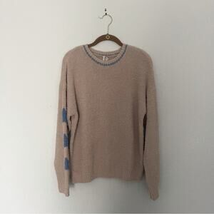 Cobalt Blue Star Teddy Bear Top Loungewear NWT